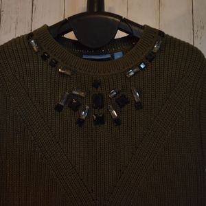 simply vera wang olive green comfy dress